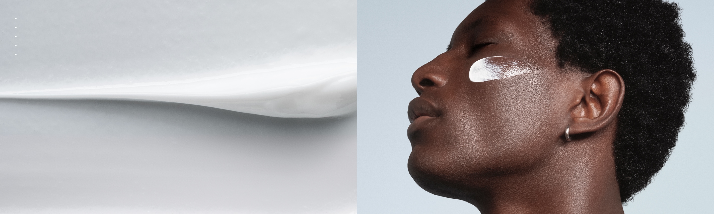 Image of man using Lab Series moisturisers
